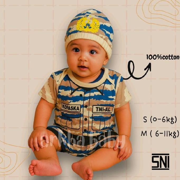 WAHYUWID12 - JUMPER BAYI BAJU BAYI MOTIF TNI