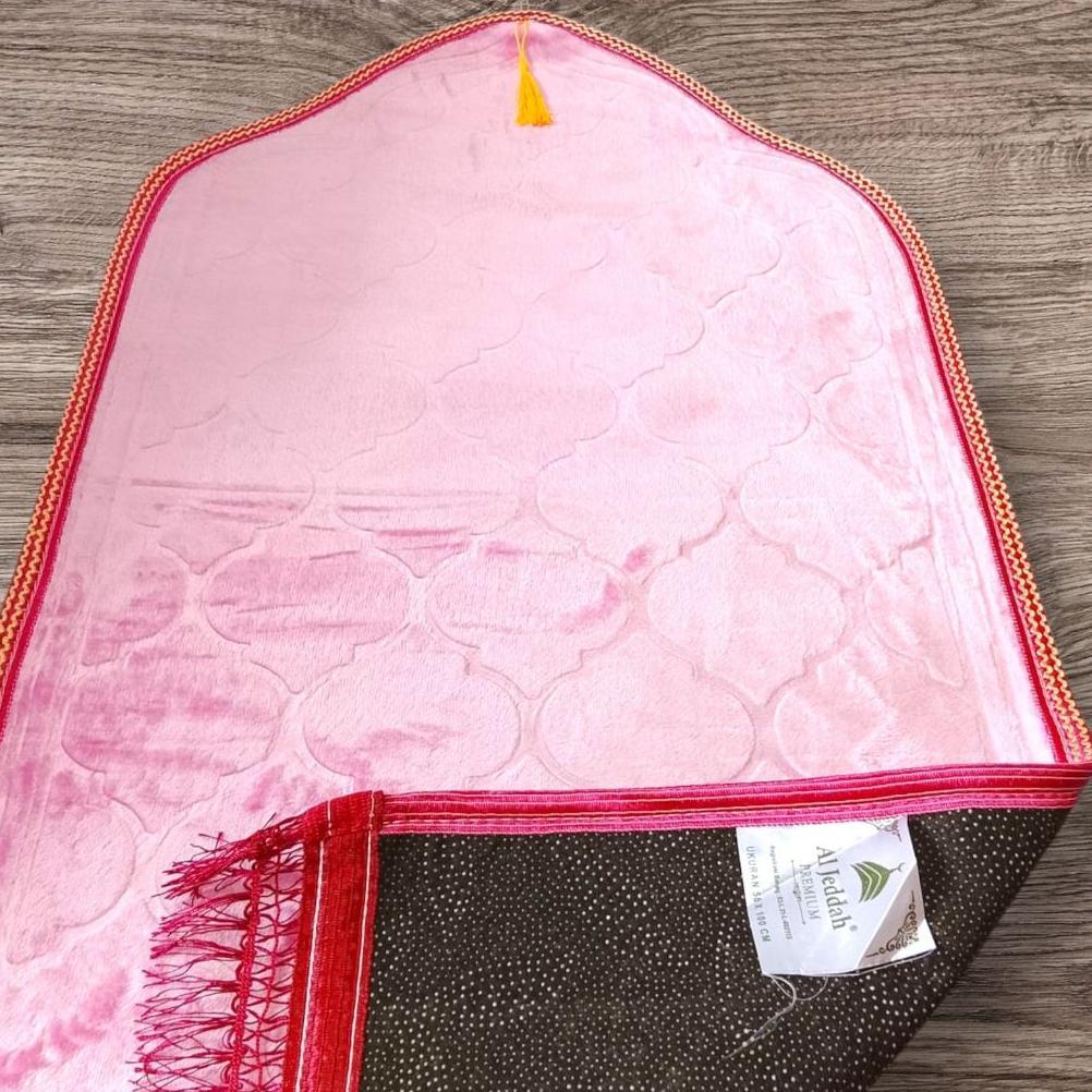 Sajadah Kubah Sajadah Tebal Polos Turkey Antislip Kerucut Bahan Lembut Halus
