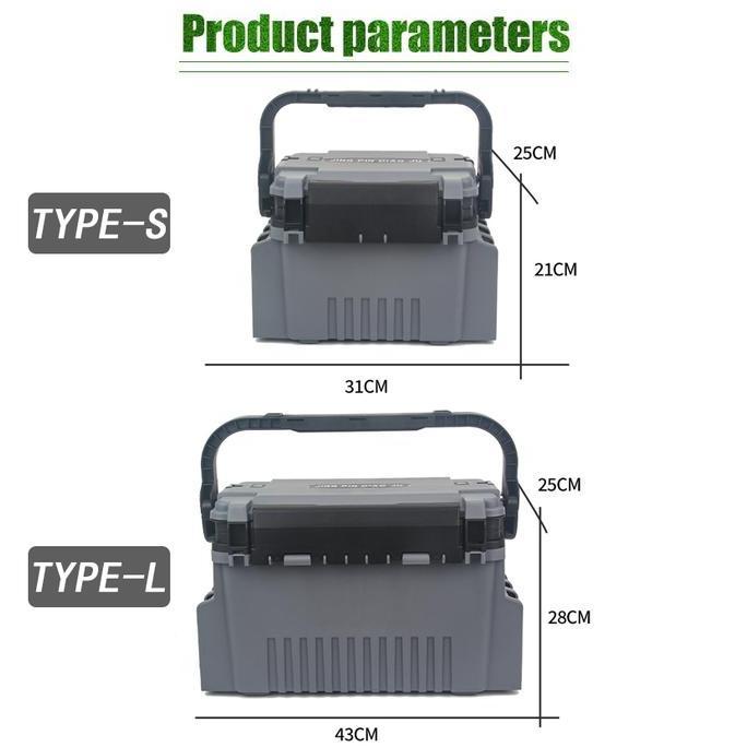 BEANABELL Tackle Box Kotak Peralatan Pancing Jigging Lure Box Fishing Box Mancing Serbaguna Besar Ke
