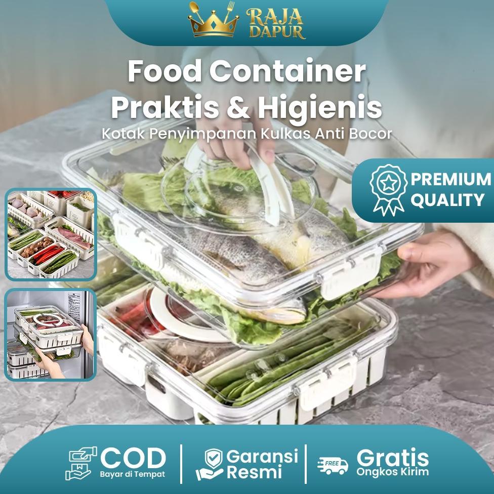 Raja Dapur Kotak Penyimpanan Kulkas Kontainer Kulkas Food Kontainer Kotak Penyimpanan Kulkas Akrilik