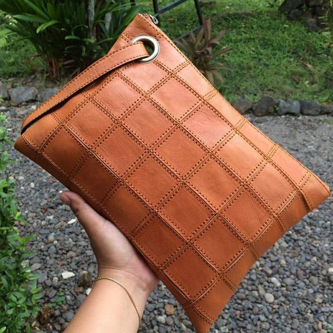 clutch wanita kulit asli | pouch | clutch | dompet wanita kulit