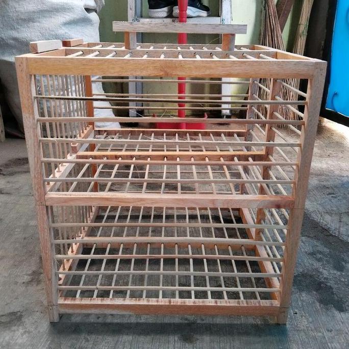 Cod,Bisa- Ambrukan(Sj) Dongdang 1 Pasang 2 Pintu Model Belum Dirakit Jeruji Tidur/Berdiri Dondang Ka