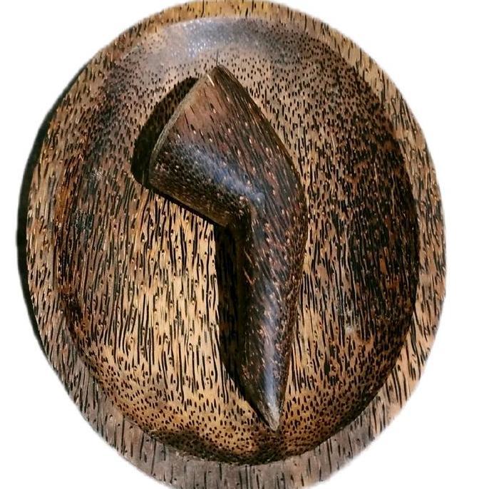 Altwood- Satu Set Cobek Oval 18Cmx24Cm Kayu Aren,Cobek Model Oval Kayu Aren,Cobek Kayu Aren,Cobek Ka