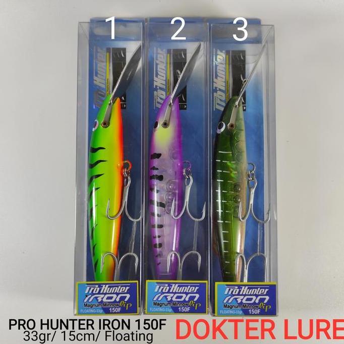 LURE Trolling PRO HUNTER IRON 150f 33gr 15cm Minnow
