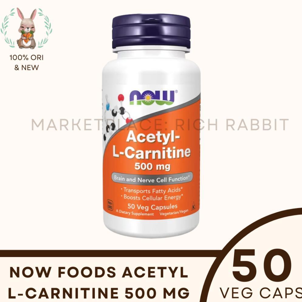 Now Food Foods NowFoods L Acetyl Carnitine LCarnitine USA 500 mg