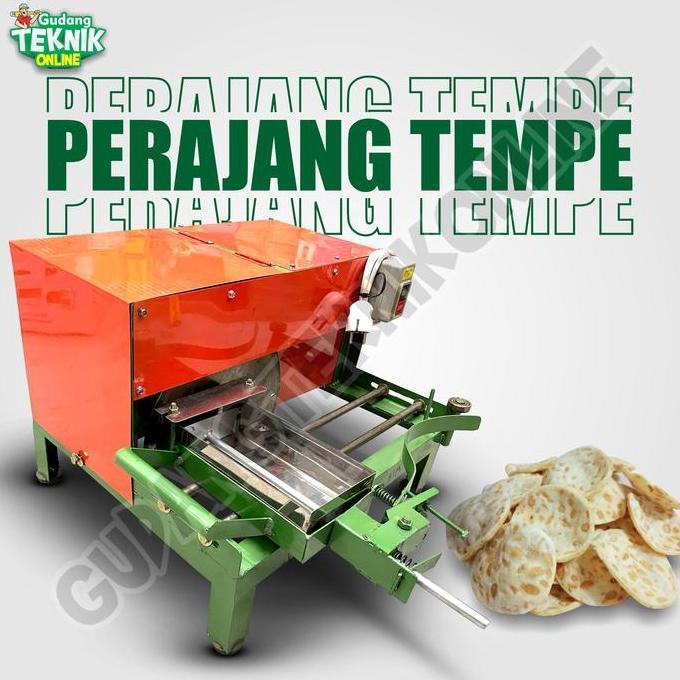 CEFRUCHE Mesin Iris Potong Tempe KIM SEMI OTOMATIS Dinamo Listrik / Mesin Potong Keripik Tempe Pemot