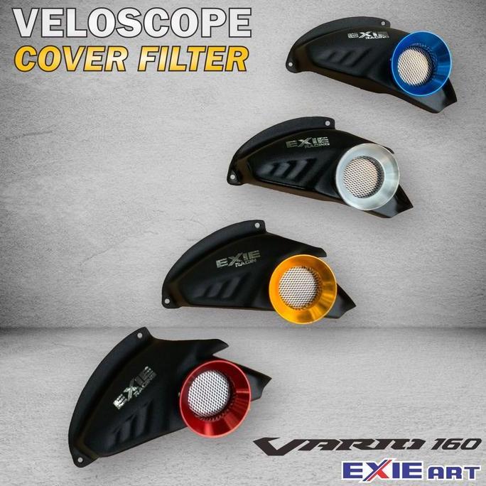 Veloscope Cover Filter Motorcycle Vario 160 Adv 160 Pcx 160 - Cover Filter Velocity Exie - Aksesoris