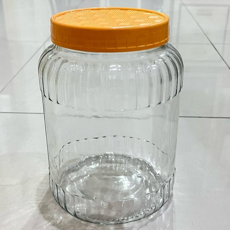 TOPLES KACA JUMBO BESAR TUTUP PLASTIK UKURAN 5 LITER TP5XXL TOPLES KUE TUTUP