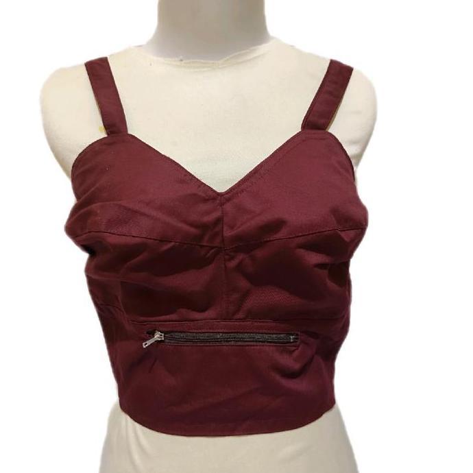 Wkwkwk- Bra Wanita Dewasa Cantik Model Jadul Kutang Vintage Daleman Etnik Pakai Tali Tanpa Kawat - B