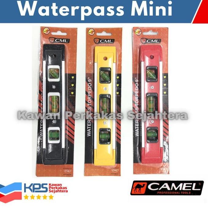 CAMEL Waterpass Magnet Torpedo 9" Inci Inch (22.5 cm) | Waterpas Mini ready