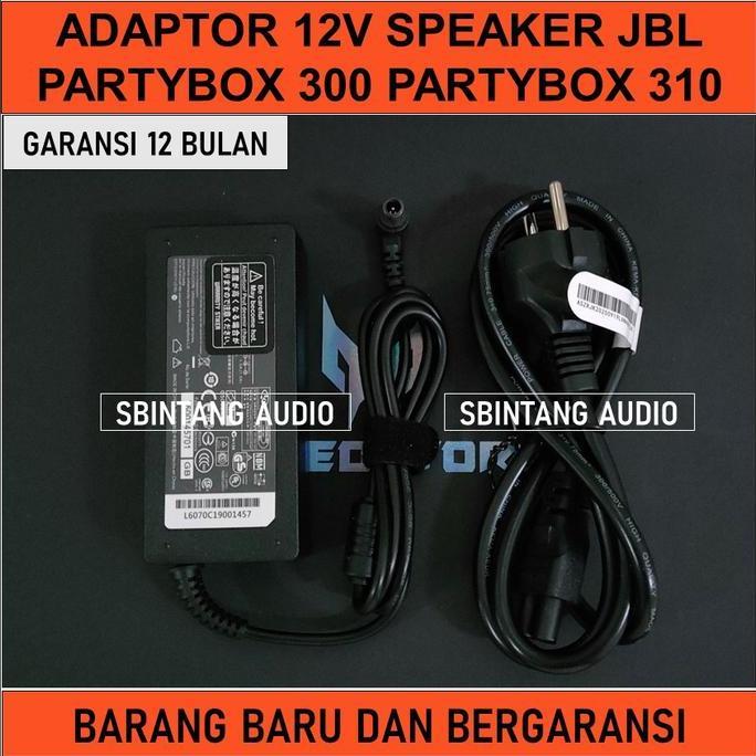 HARGA DISC - Adaptor charger speaker JBL Partybox 300 Partybox 310 12V