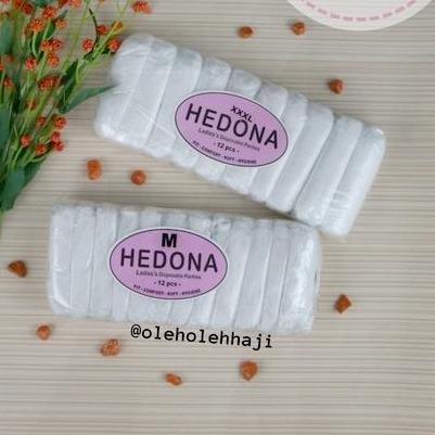 Wkwkwk- Hedona Celana Dalam Kertas Sekali Pakai Anti Bakteri / Disposable Panties Hedona Wanita