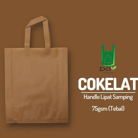 Newstockcik- Tas Spunbond Polos Besar 38X45 | Goodie Bag Lebaran | Custom