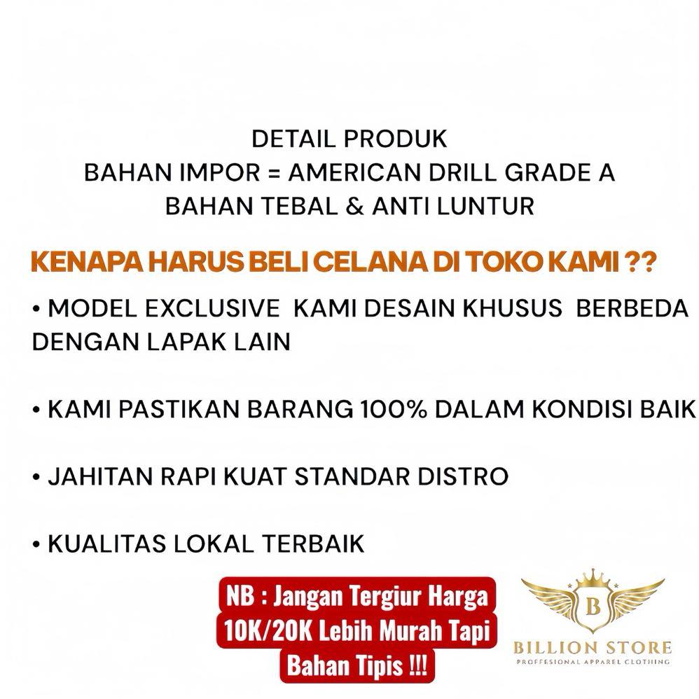 Terbaru Celana Cargo Panjang, Celana Cargo Original, Celana Cargo Thrasher Premium Quality Size 27-3