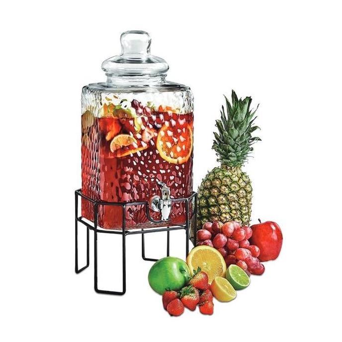 Dispenser Minuman Kaca 10 Liter DELICIA Glass Dispenser Pesta Prasmanan
