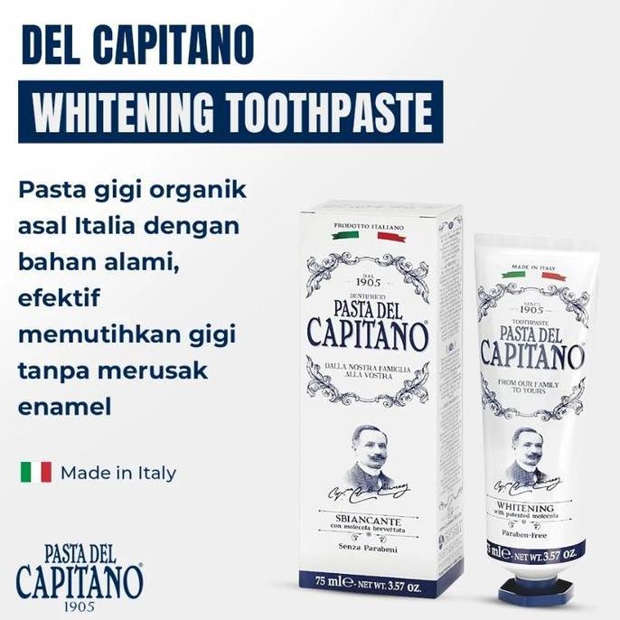 Cod,Bisa- Pieras' Propolinse Pasta Del Capitano Whitening Toothpaste