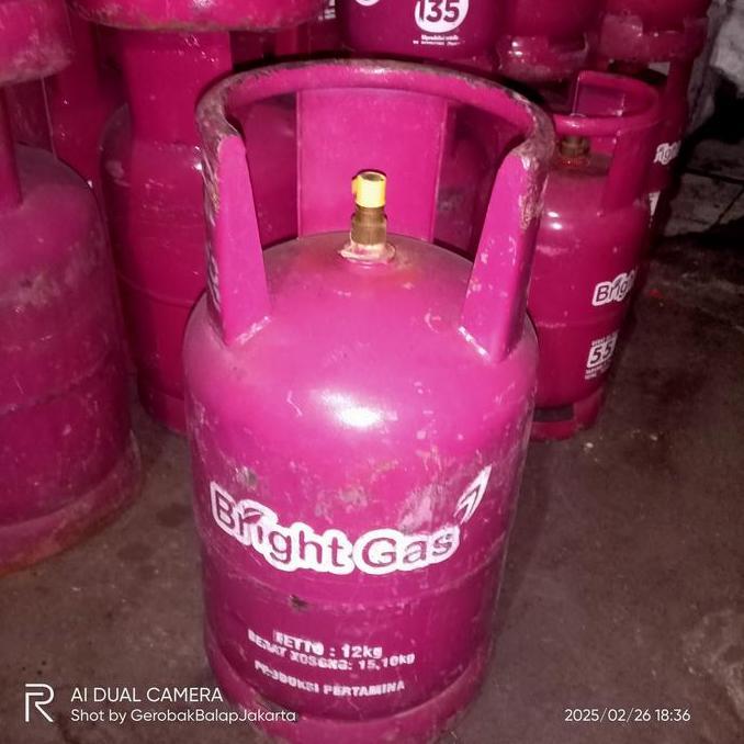 tabung & isi LPG brht gas 12kg
