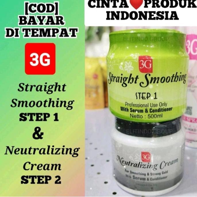 3G Smoothing Pelurus untuk rambut rusak