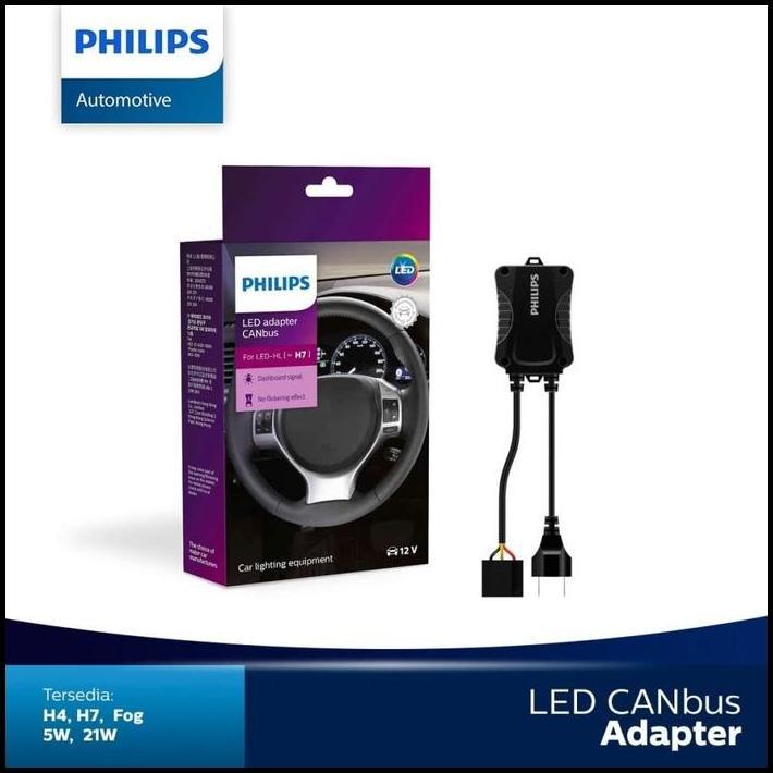 TERLARIS PHILIPS LED H7 CANBUS ADAPTER ASLI ORIGINAL 