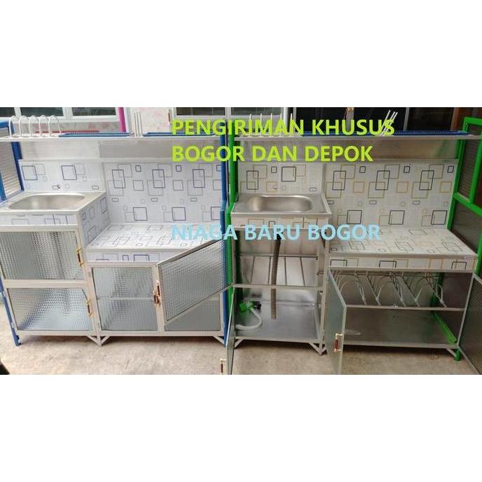 RAK CUCI PIRING STAFEL PLUS RAK KOMPOR TIANG RNA BOGOR DAN DEPOK
