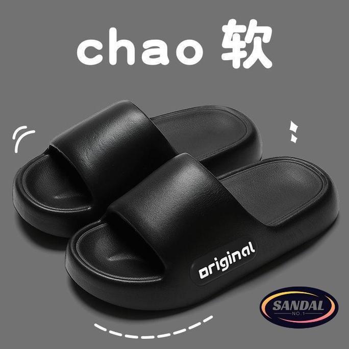 Sandal Anti Slip Wanita Sandal Wanita Terbaru 2025 Sandal Slop Sandal Rumahan karet tebal Sandal Ant