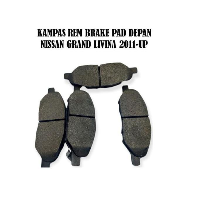 KAMPAS REM DEPAN GRAND LIVINA NEW 2012 - UP BRAKE PAD GRAND LIVINA NEW READY