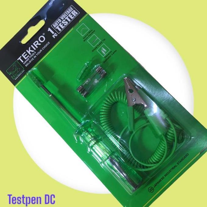 Tekiro Tespen DC 6~24 volt dengan 2 Pcs Cadangan Lampu Indikator ready