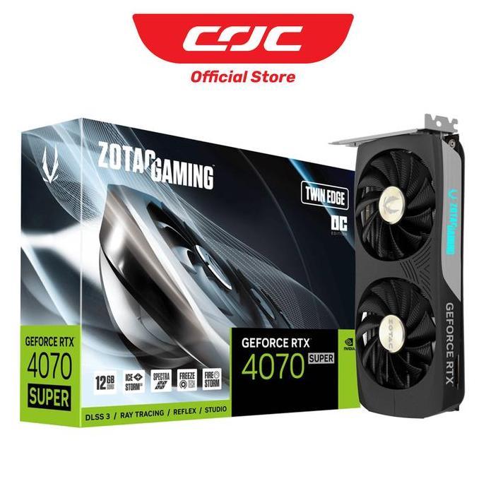 ZOTAC GAMING GeForce RTX 4070 SUPER 12GB Twin Edge OC
