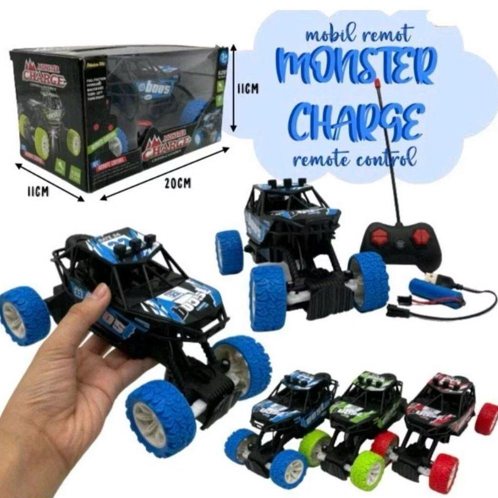 OFFICIAL Mainan Mobil Remote Control Monster Cross Country Mobil Remote Control Mini
