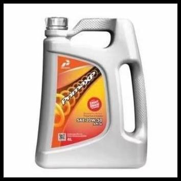 HOT DEAL PERTAMINA PRIMA XP 20W50/20W-50/20-W50 API SL/CF 4L/4 L OLI BENSIN/GASOLINE
