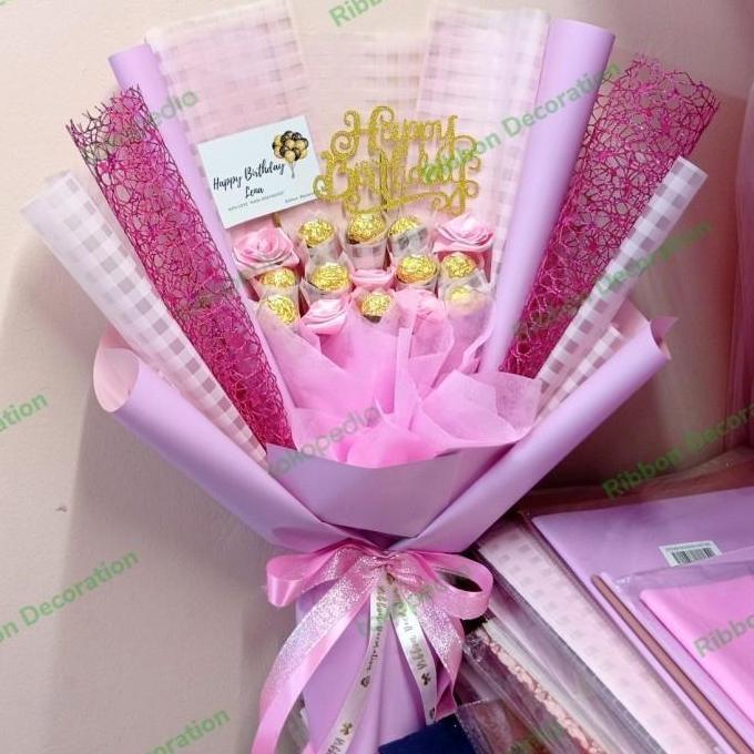BOUQUET FERRERO , COKLAT VALENTINE , BUCKET SNACK.