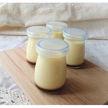 Toples Jar Kaca | Botol Jar Kaca | Pudding Jar | Jar Yoghurt + Tutup