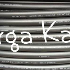 Denki- Kabel Listrik Nyy 4X10 Supreme / Nyy 4 X 10 / Kabel Tunggal 4X10 Mm