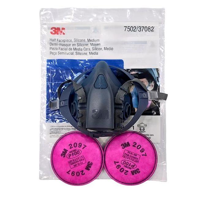 3M 7502 + 2097-P100 Particulate Filter