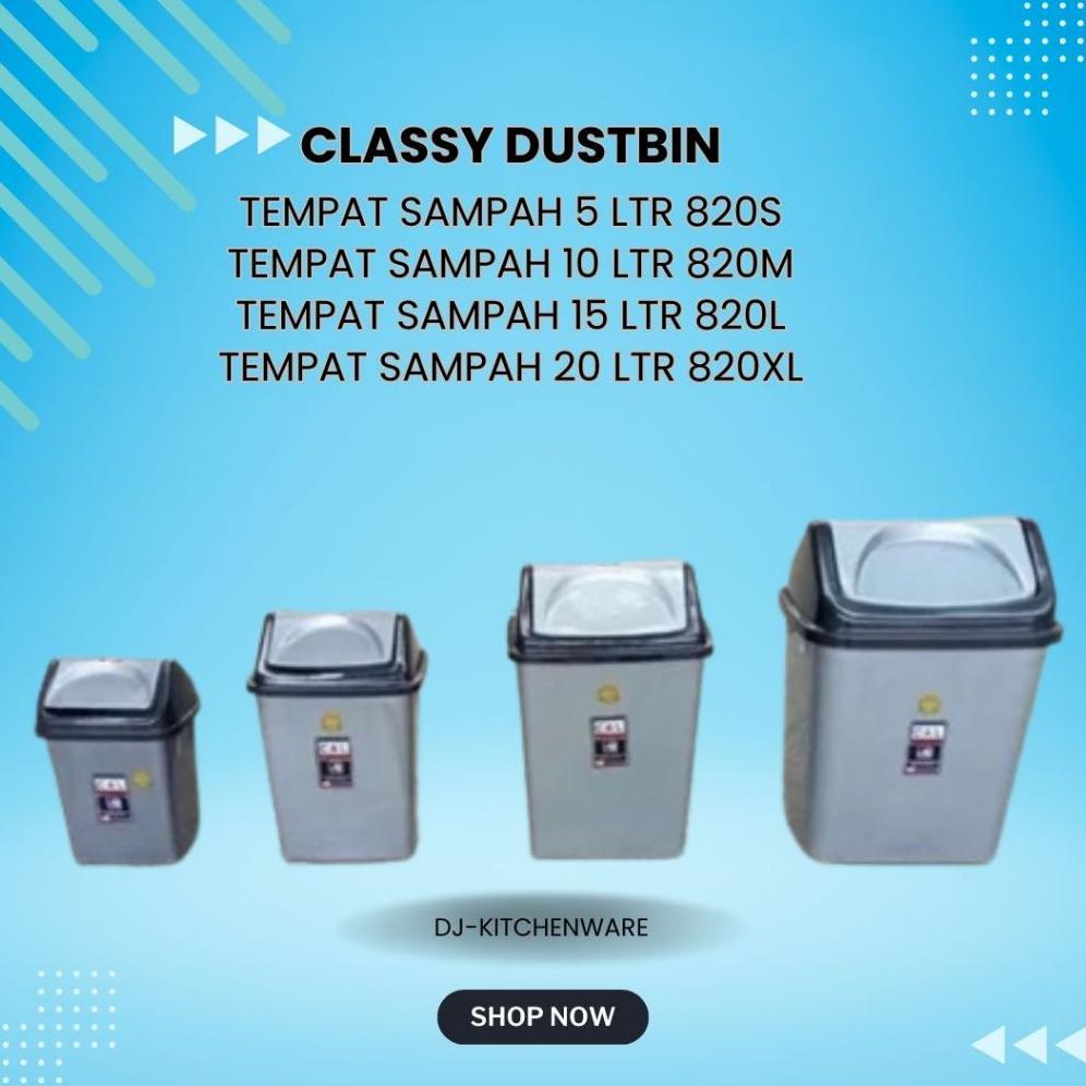 Sd83 Tempat Sampah Shinpo Sip 820 Classy Dustbin Sd83