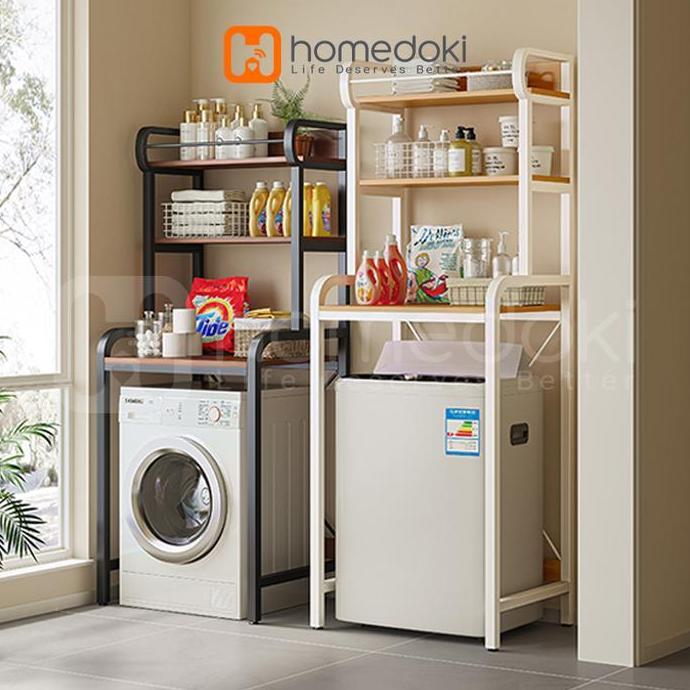 Homedoki Rak Serbaguna /Rak Laundry / Rak Mesin Cuci / Rak Penyimpanan Serbaguna Besi
