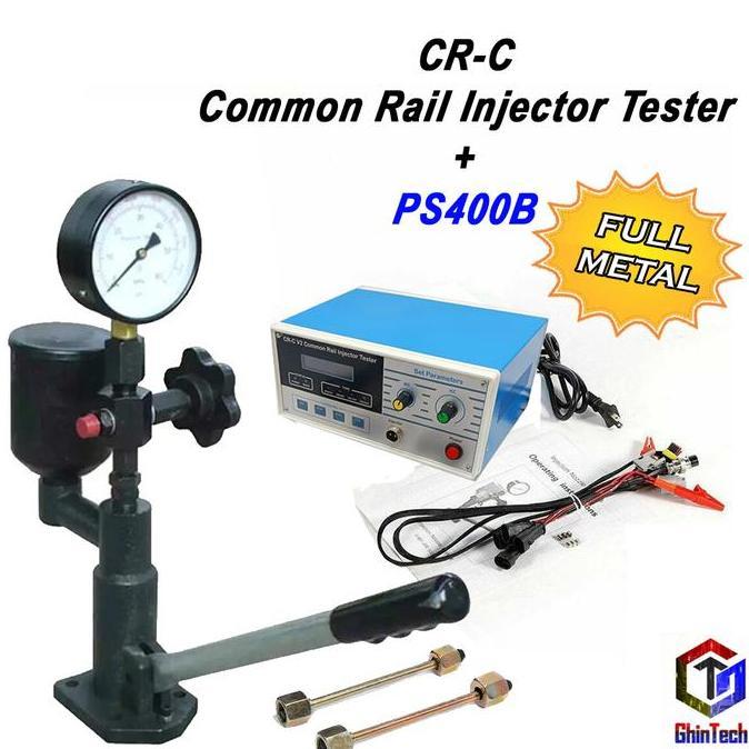 HAYVEZZA CR-C v2 Multifunction Diesel Common Rail Injector Tester + S60H Nozzle Injector Tester Dies
