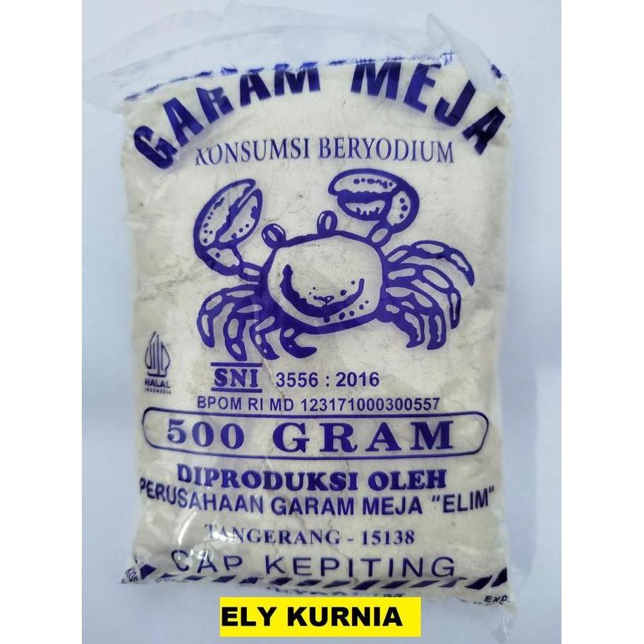 GARAM MEJA CAP KEPITING 1 BAL ISI 20 @ 500 GR