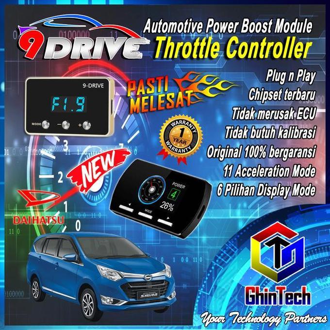 HAYVEZZA 9 DRIVE 852 THROTTLE CONTROL PIGGYBACK DAIHATSU REMAP ECU SIGRA TERIOS