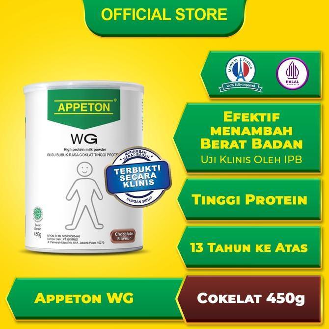 Susu Appeton WG Dewasa 450gr Rasa Cokelat