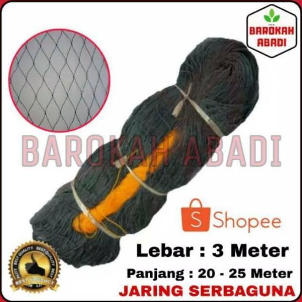 Jaring Kandang Ayam Lebar 3 Meter x 25 Meter Jaring Pagar Ayam Jaring Pagar Tanaman Lebar 3 Meter