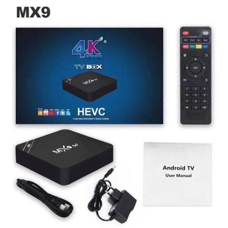 Androit Tv Box Mx9 Quard Core 2Gb+16Gb Hdmi Sd Slot  Tv Set-Top Box Media Player
