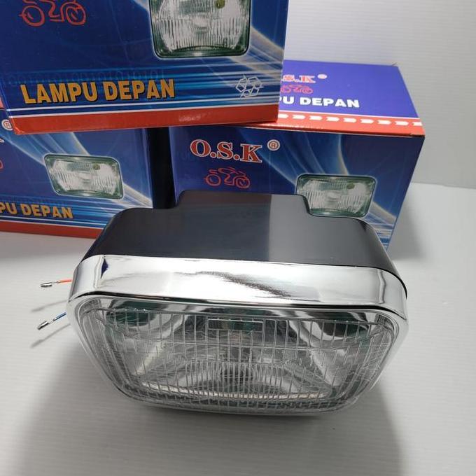 Promo Lampu Depan RX King Reflektor Sepeda Motor OSK Motorcycle Diskon