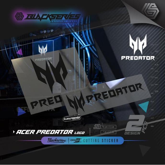 Stiker Acer Predator || Cutting Stiker Predator || Stiker Predator