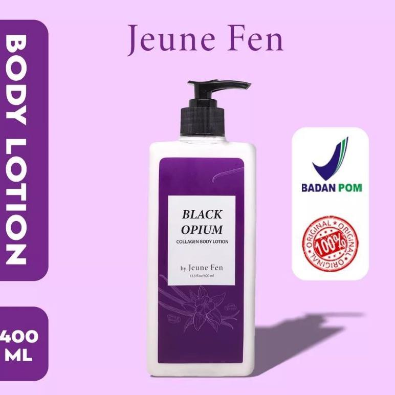 NEW Jeune fen black opium collagen body lotion brightening moisturize [terbaik][terlaris]