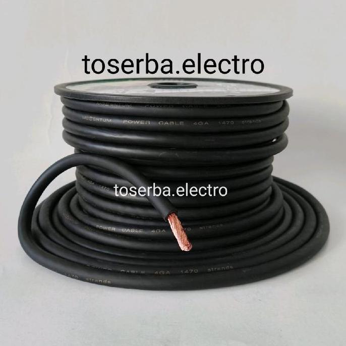 Kabel 4 Awg Momentum Setrum Power Aki Ground 4Awg Audio Mobil Meteran
