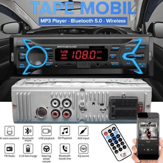 Tianyu Tape Mobil Audio Bluetooth 5.0 Super Bass Mp3 Player Lcd Lampu Rgb Wireless Carry Pickup Pion