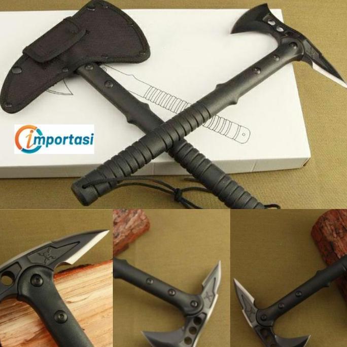 Household - Tomahawk Tactical Axe Kapak Kayu Camping Survival Tool Outdoor + Case