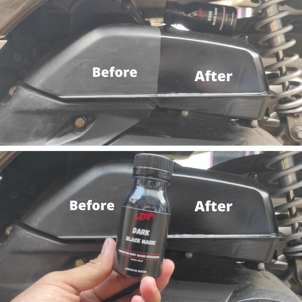 Unik Terlariss Top Dark Black Magic Penghitam Body Motor Mobil Penghitam Dashboard Cover Knalpot
