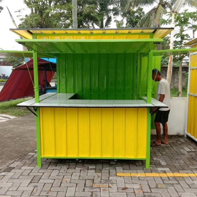 Terlaris Both Kontainer Gerobak Jualan Warung Portables